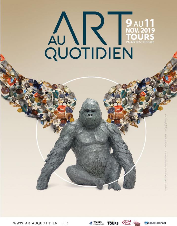 Reiko expose ses oeuvres à l'Art au Quotidien 2019